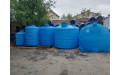 Овально-вертикальный бак AQUAPLAST 3000 л синий