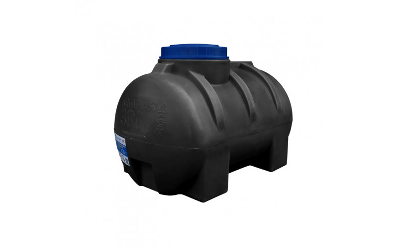 Ёмкость пластиковая для воды ОГ 300 литров Aquaplast цвет черный