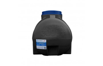 Ёмкость пластиковая для воды ОГ 300 литров Aquaplast цвет черный