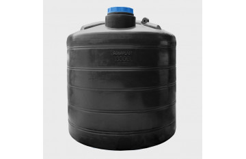 Ёмкость пластиковая для воды ОВ 10000 литров Aquaplast цвет черный