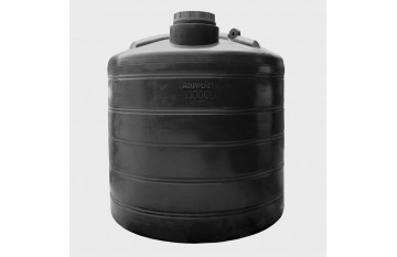 Ёмкость пластиковая для воды ОВ 10000 литров Aquaplast цвет черный